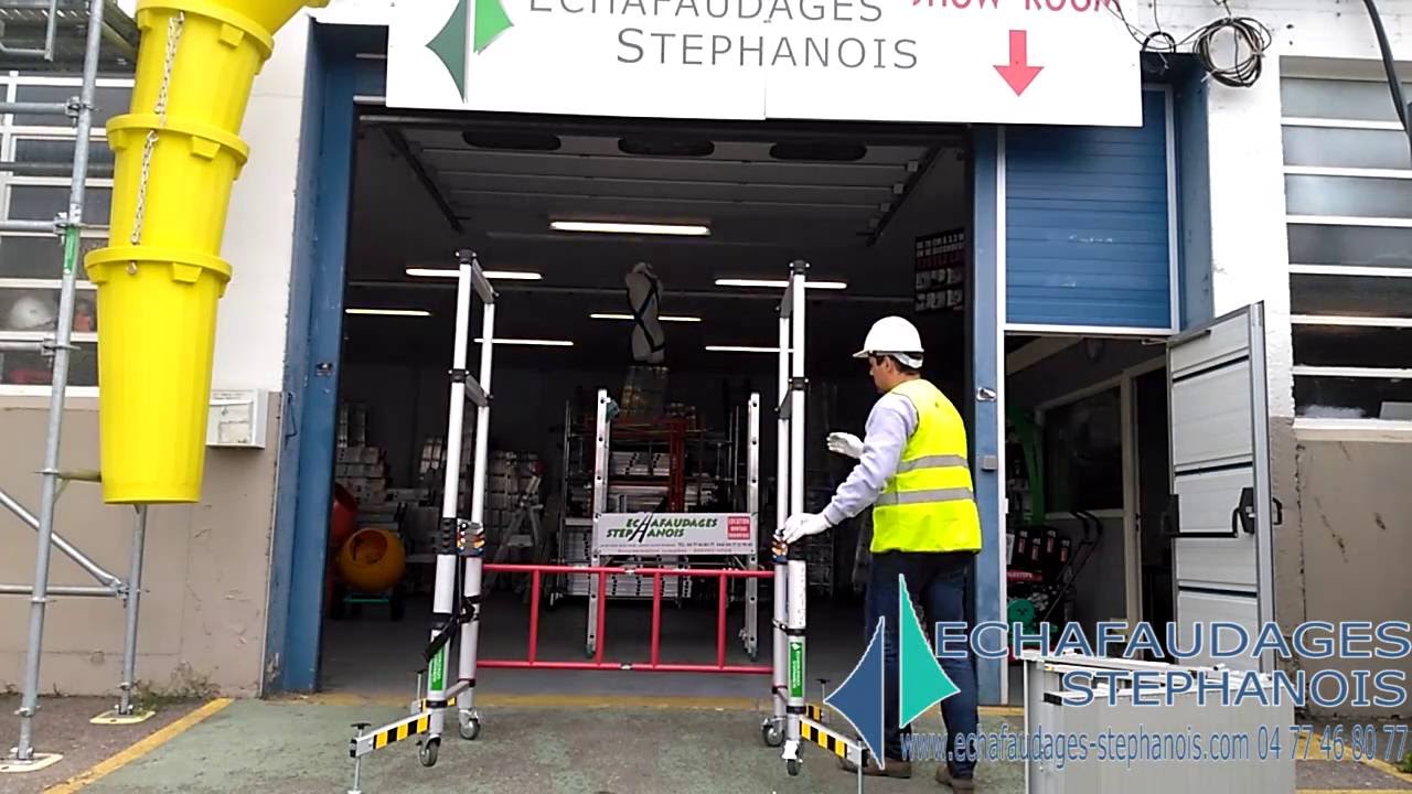 Échafaudage XTower Montage - Échafaudages Stéphanois