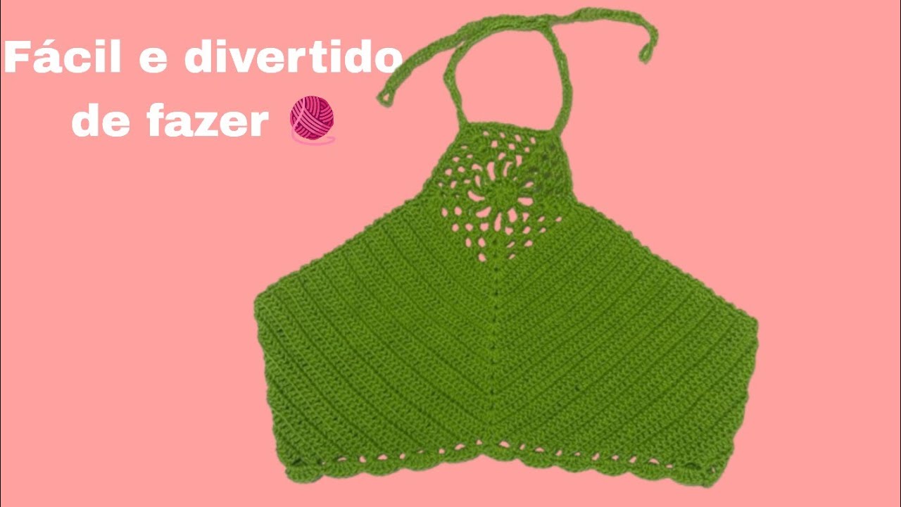 Top de crochê fácil e rápido 