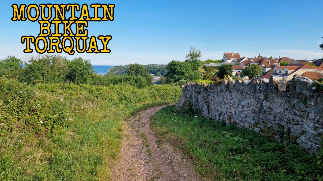 Mountain Biking Around Torquay Trails. 4K