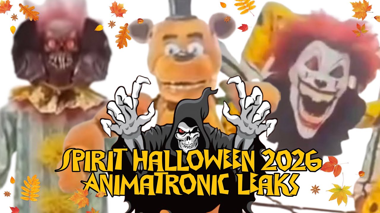 Представлен первый состав аниматронных фигур Spirit Halloween 2026 | Утечка информации о новых ре...