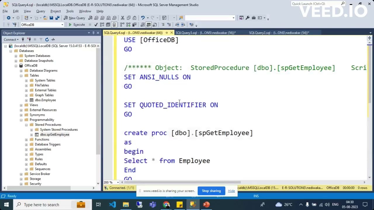 Day-25) All about Stored Procedure in sql server with interview questions in hindi