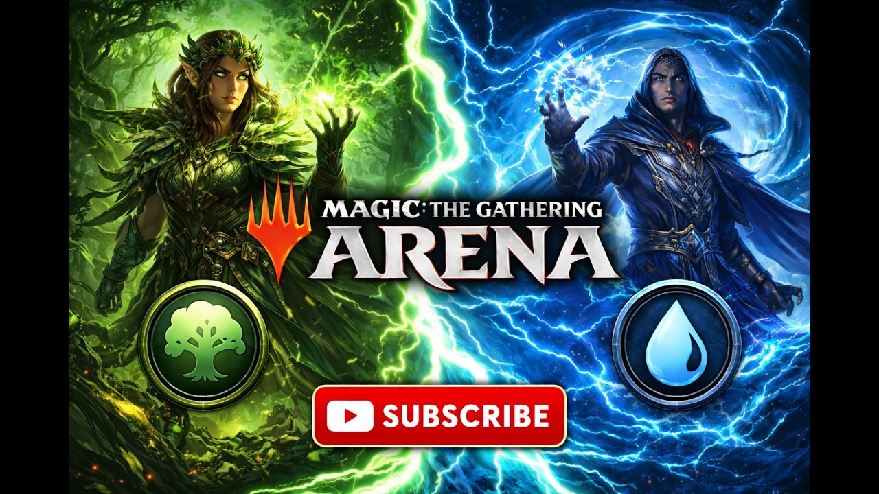 MTG Arena - 2/19/26 - MTG Arena Simic Gameplay - Blue / Green Land Learning