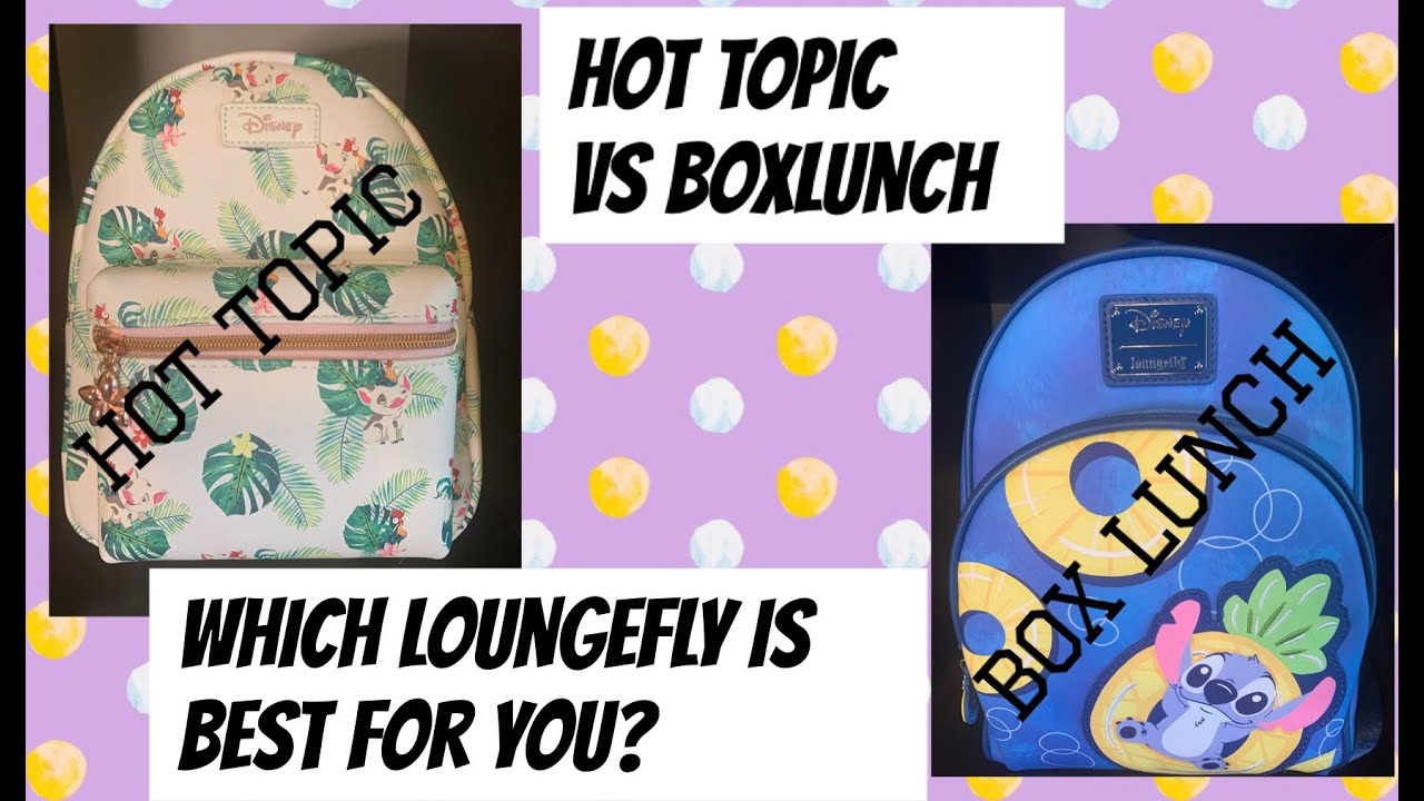 Hot Topic Loungefly VS BoxLunch Loungefly | What are the differences between the two