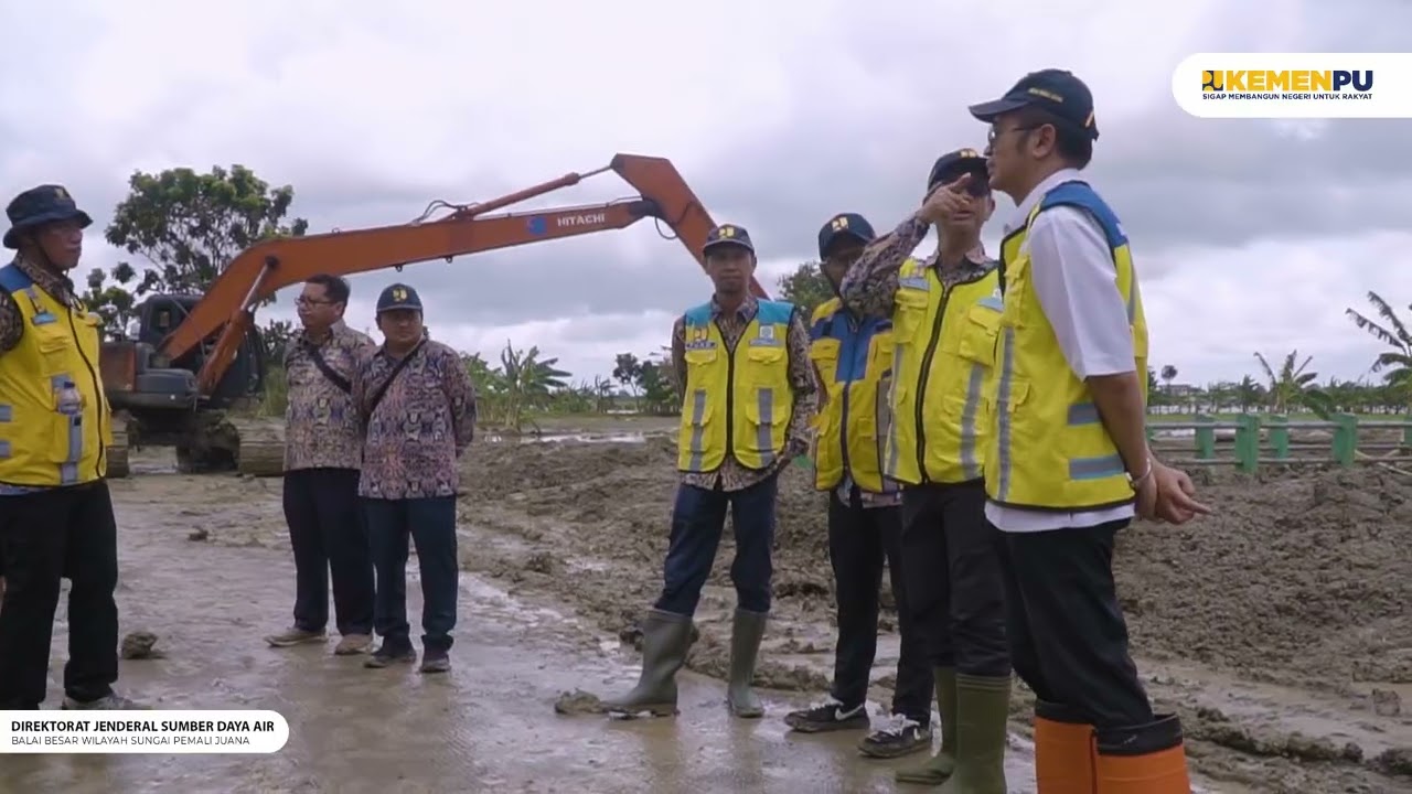 BBWS Pemali Juana Tinjau Banjir Grobogan :  Penanganan Darurat terus Dikebut