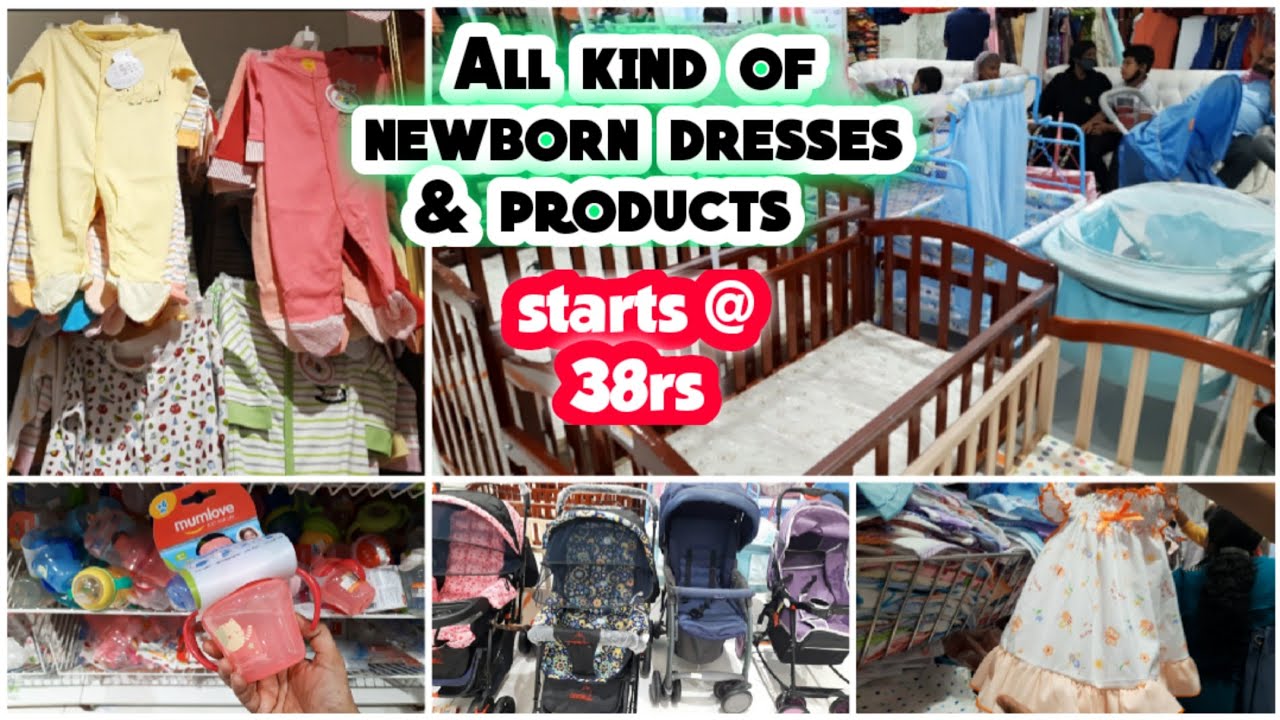 NEW BORN BABY PRODUCTS @ ONE PLACE STARTS FROM 30RS | NEWBORN BABY DRESSES STROLLER WALKERS CRADLE