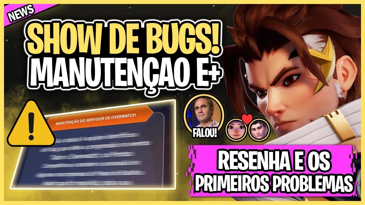 PASSE BUGADO, PROBLEMAS SEASON 1, MANUTENÇÃO, BLIZZARD FALOU, NOTÍCIAS, RESENHA E BATE PAPO EM LIVE!