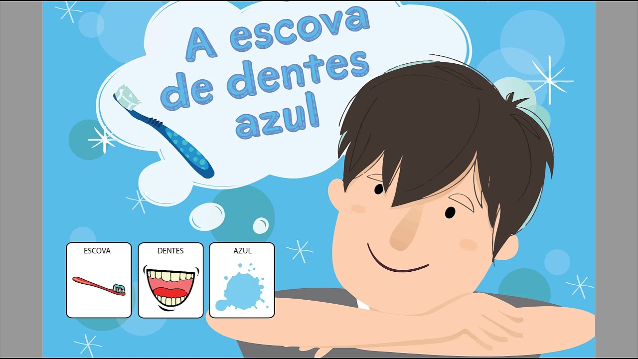 Livro - A  Escova de dentes azul - Literatura infantil - Livros para ler