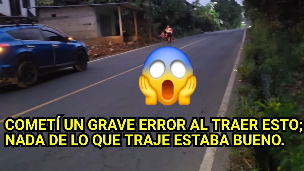 😱COMET&Iacute; UN GRAVE ERROR AL TRAER ESTO; NADA DE LO QUE TRAJE ESTABA BUENO.😱