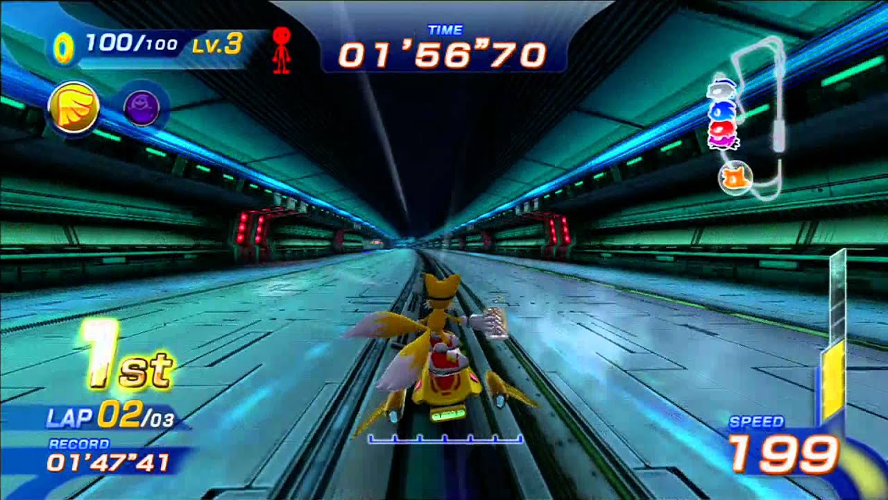 Sonic Free Riders: Metal City (Expert / Free Race) [1080 HD]