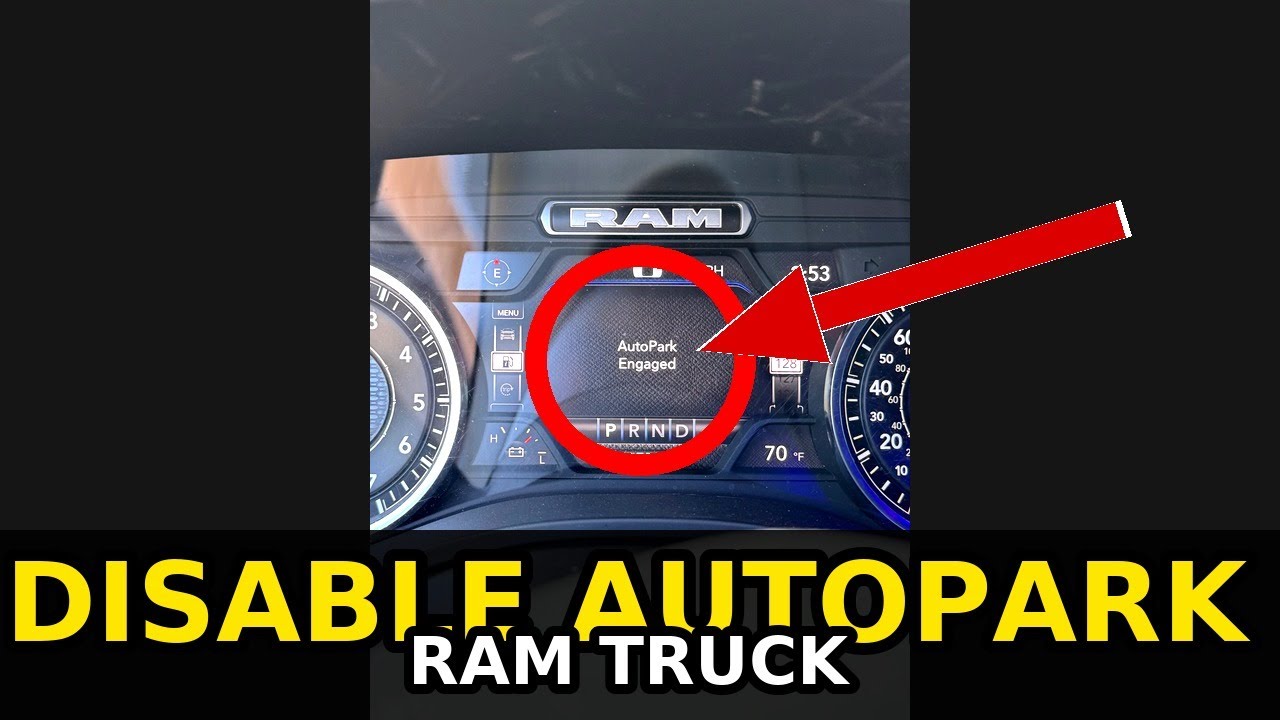 Как отключить автоматический стояночный тормоз Dodge Ram