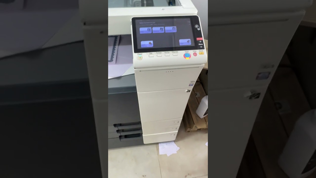 how to print test page or demo print konicaminolta c224 с368 с454 с545 с754 с360.