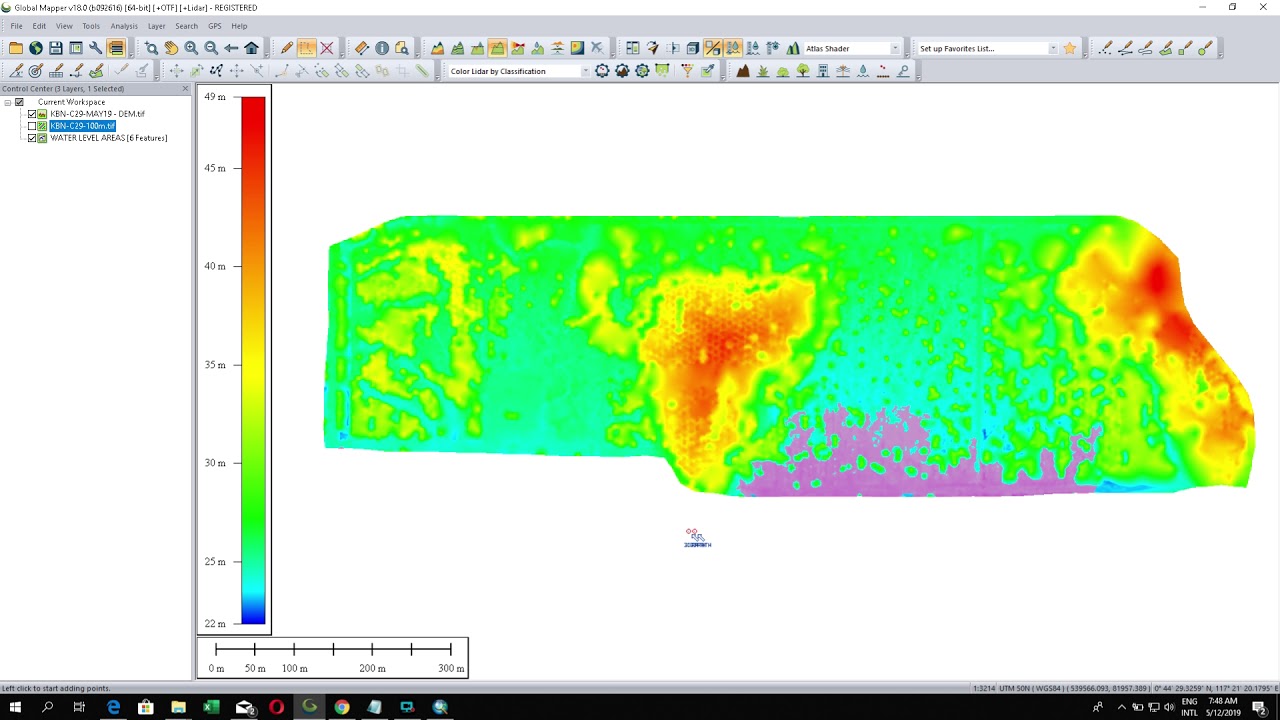 DEM - Simulate Water Level Rise  or Flooding