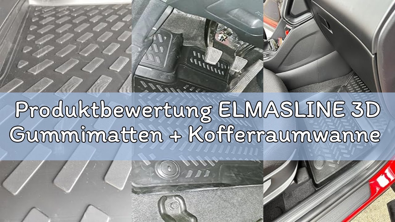 Produktbewertung ELMASLINE 3D Gummimatten + Kofferraumwanne Set f&uuml;r Hyundai Tucson 2021-2025 | Hoher