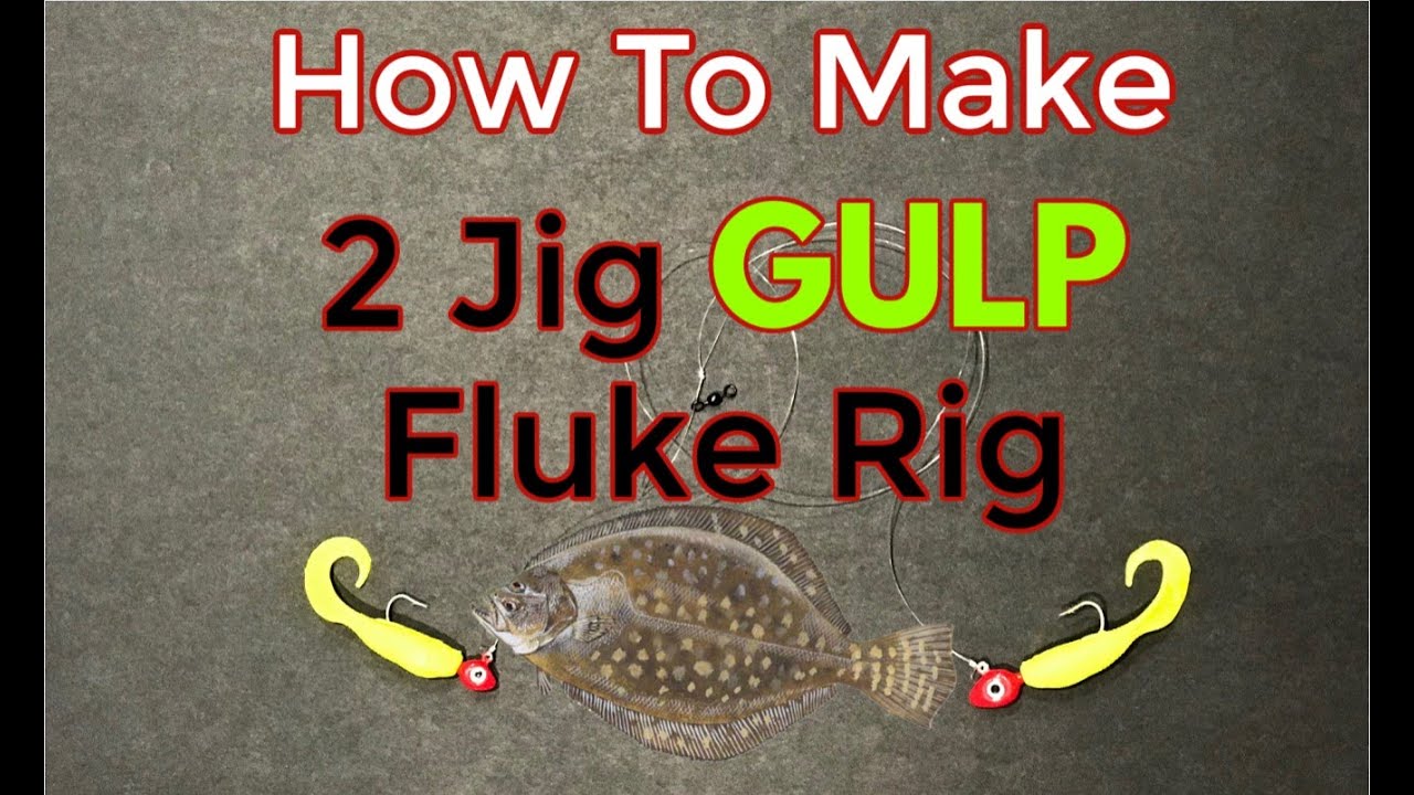 Simple 2 Jig Gulp Rig for Fluke - Flounder works great from Shore or Beach
