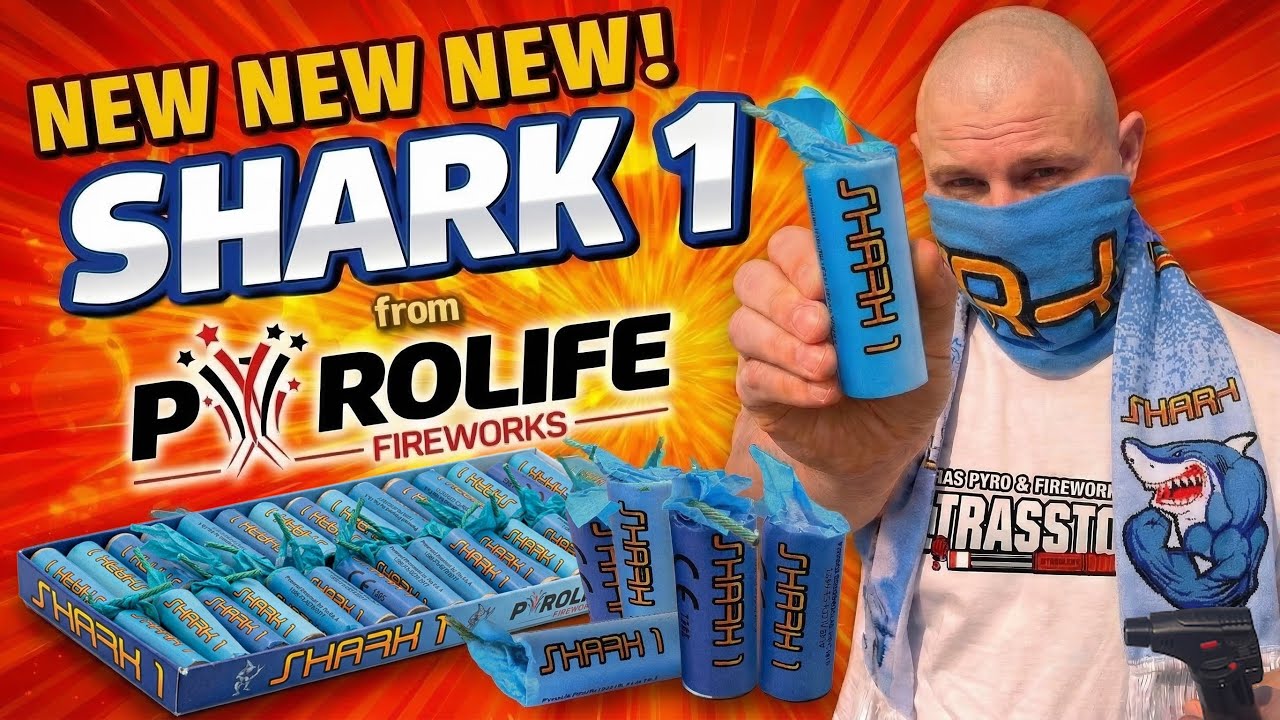 SHARK 1 NEW firecrackers TEST💥 Pyrolife - Ultrasstore 
