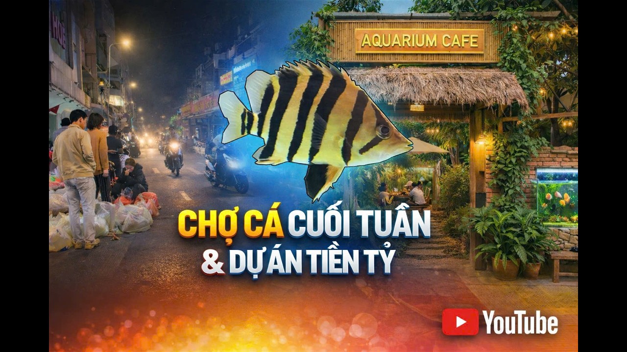 Chợ Cá Cuối Tuần – Ý Tưởng Cá Cảnh Dự Án Tiền Tỷ #locsaigon