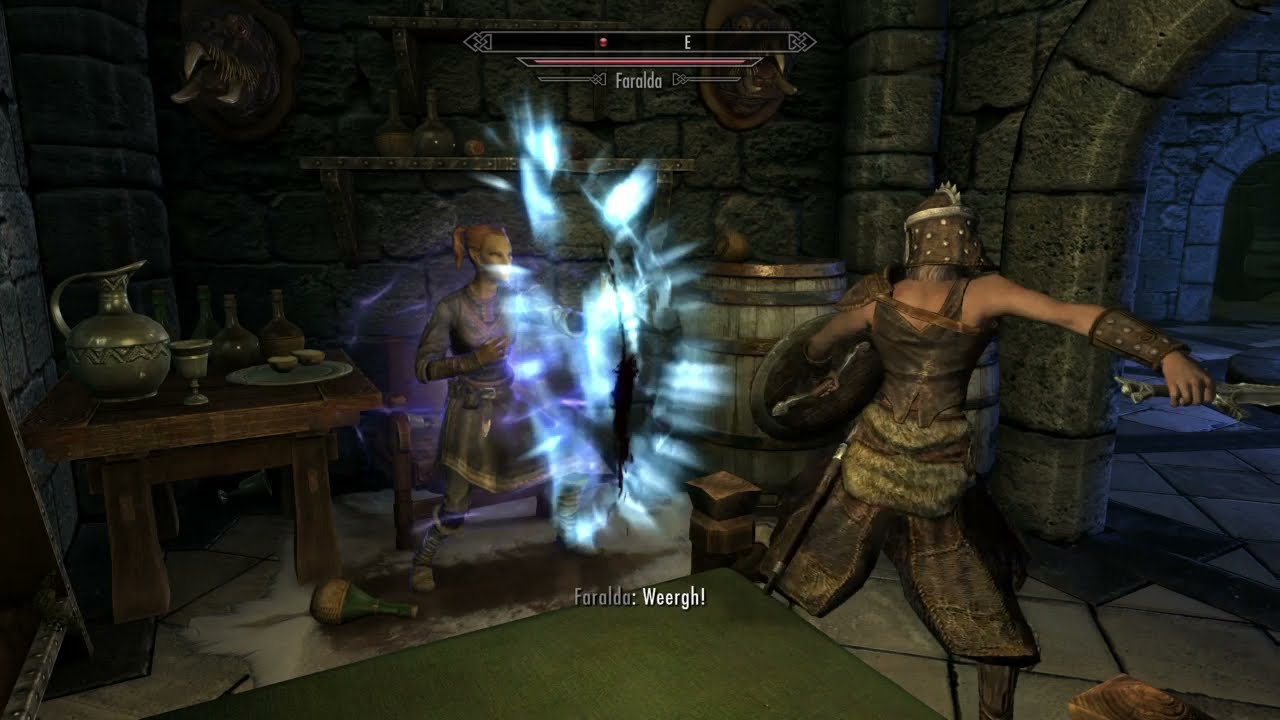 Skyrim - Faralda vs Njada Stonearm (Legendary)