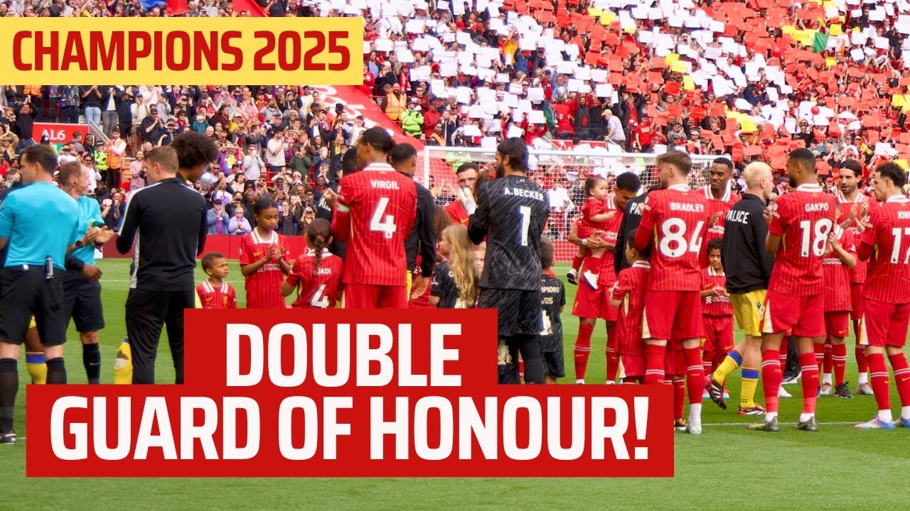 DOUBLE Guard of Honour! | Liverpool show Crystal Palace respect at Anfield