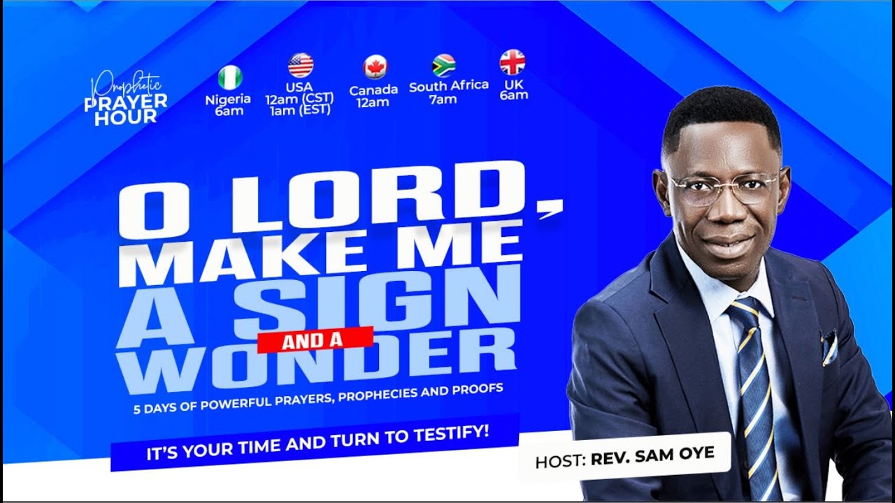 FAVOUR PROVOKING PRAYERS | PROPHETIC PRAYER HOUR WITH REV DR SAM OYE  [DAY 1273]