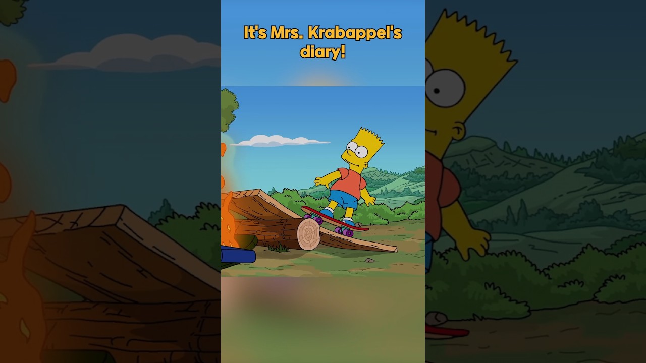 It's Mrs. Krabappel's diary!