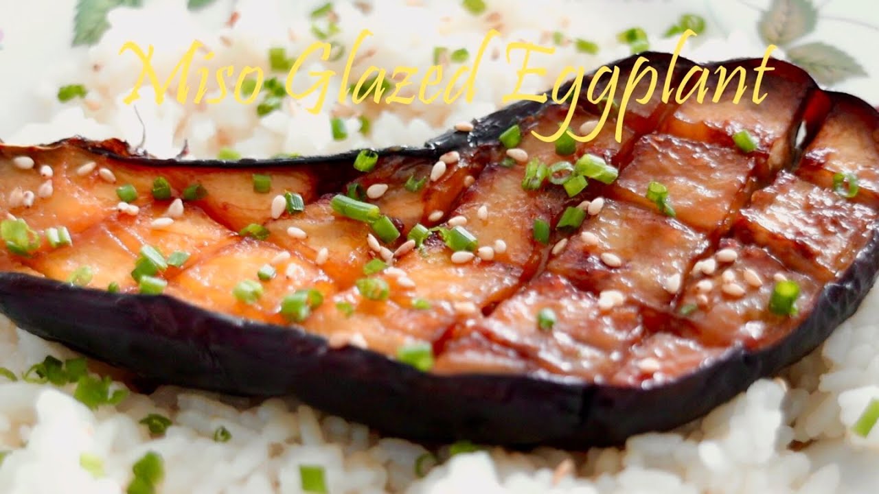 безумно вкусный! Мисо-Глазунный Эггплантат - Японский Насу Денгаку