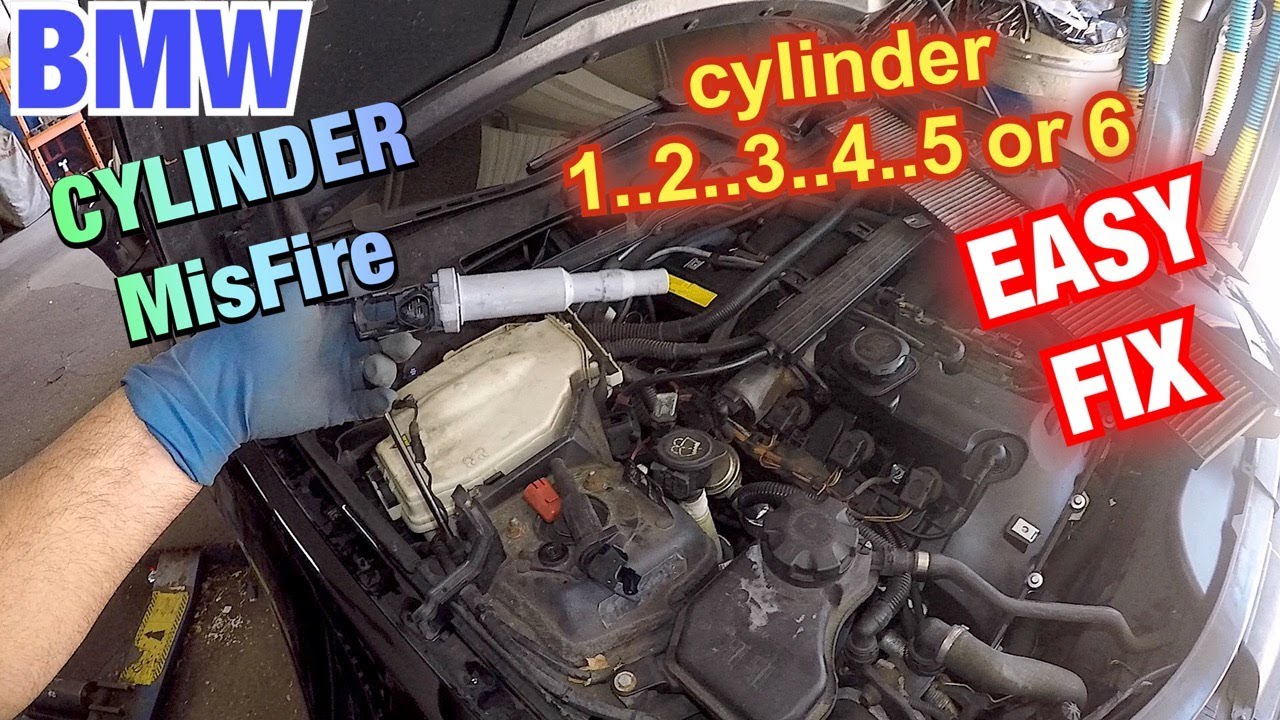 BMW 328i MisFire FIX Катушка зажигания цилиндра, Устранение пропусков зажигания цилиндров 1–6