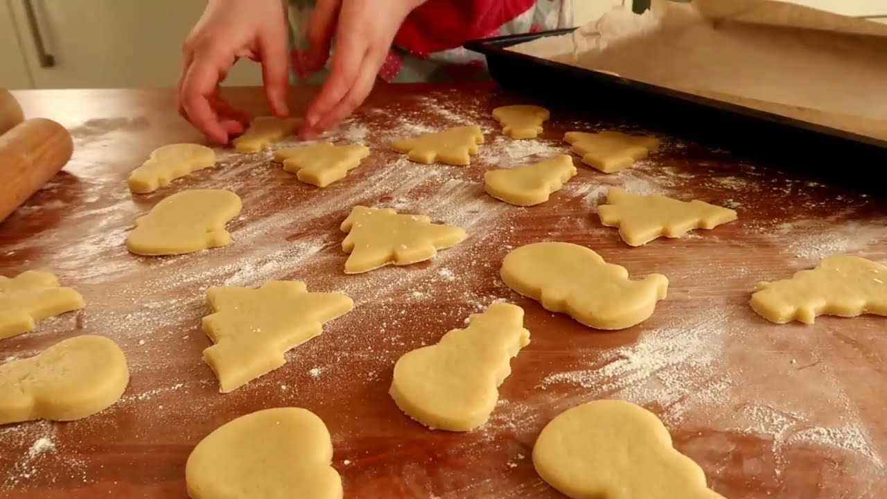 Рождественское печенье / Рецепт Бределе / ​​Песочное печенье 👍🔝🎄