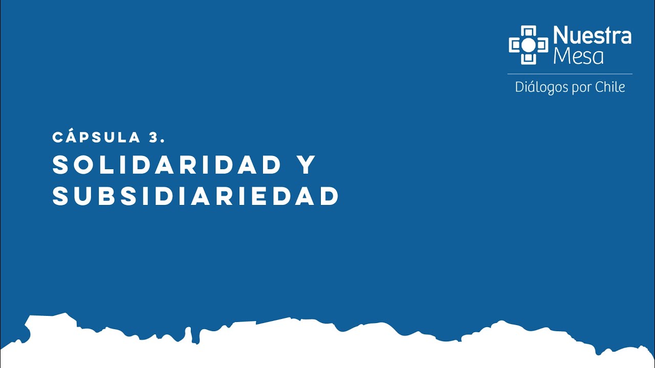 Cápsula 3: Solidaridad y subsidiariedad