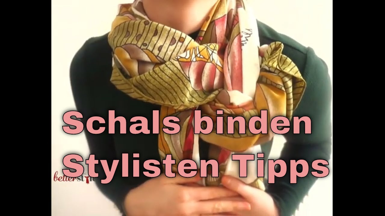 15 Möglichkeiten Schals zu binden