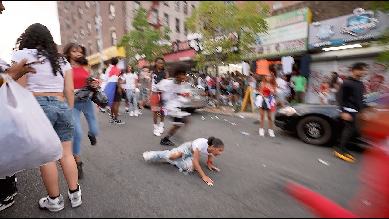 FRIENDLY STRANGERS #3 - MILFY CAUGHT IN A STAMPEDE !! DOMINICAN DAY PARADE TAKE OVER