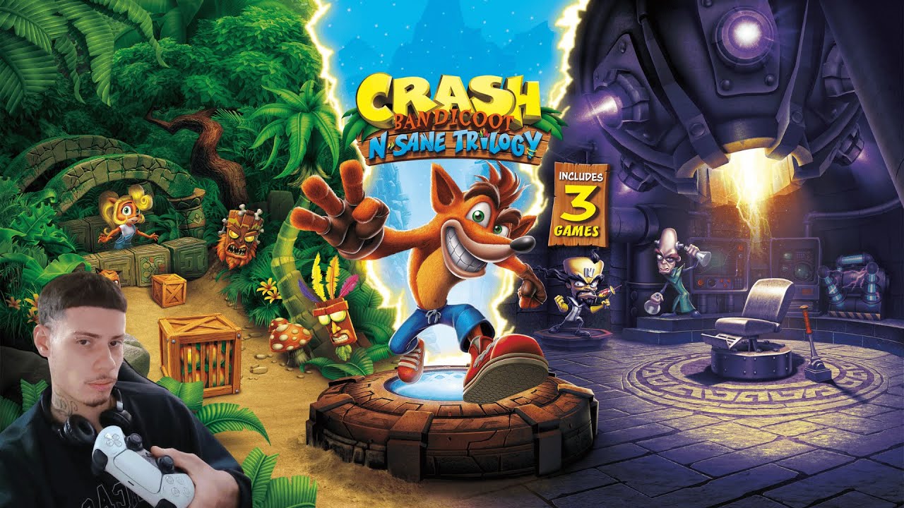 The Crash Bandicoot N. Sane Trilogy. PRIMEIRA VEZ JOGANDO.