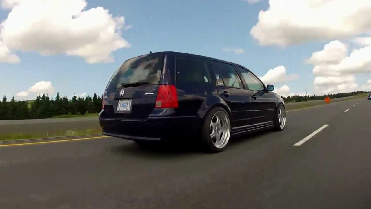 20th Anniversary turbo kit on a R32 Jetta Wagon 4 motion