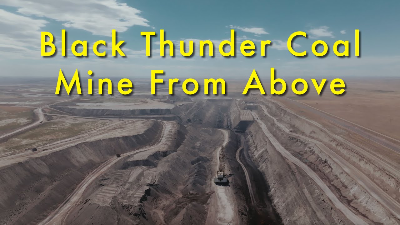 Flying Over North Americas Largest Coal Mine | The Black Thunder Mine