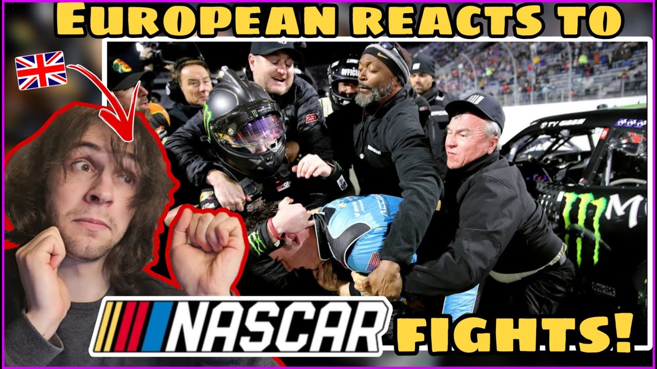 EUROPEAN Reacts to 'NASCAR FIGHTS!!' || First Time Reaction