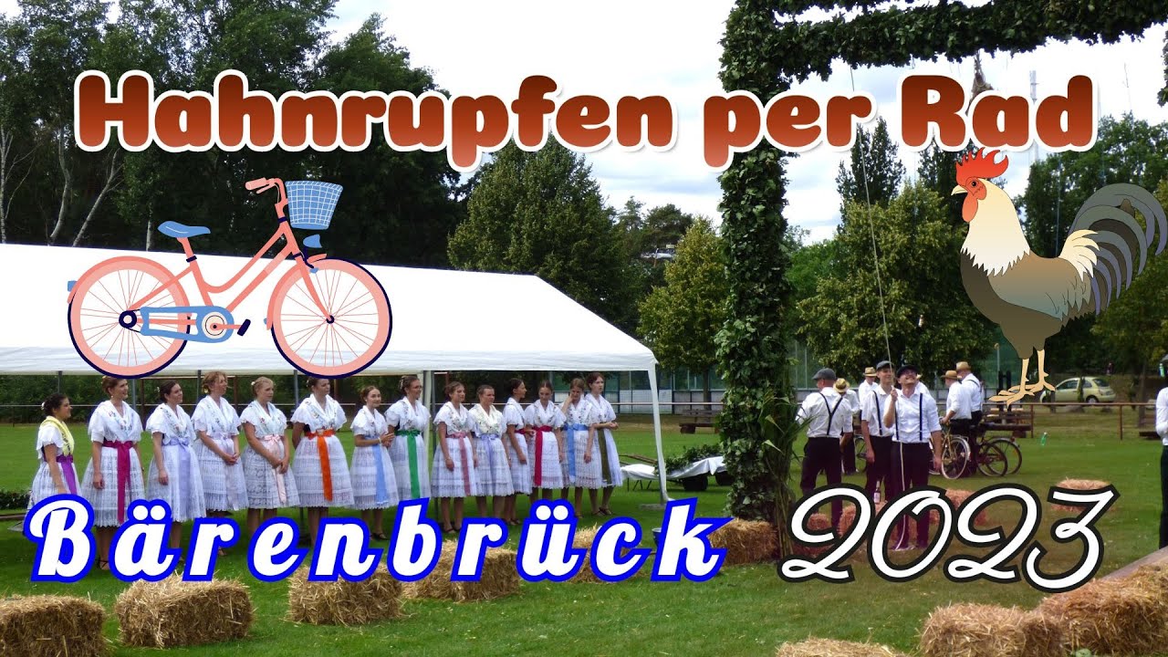 Hahnrupfen in Bärenbrück 2023 per Rad / Stunteinlagen & Platzregen
