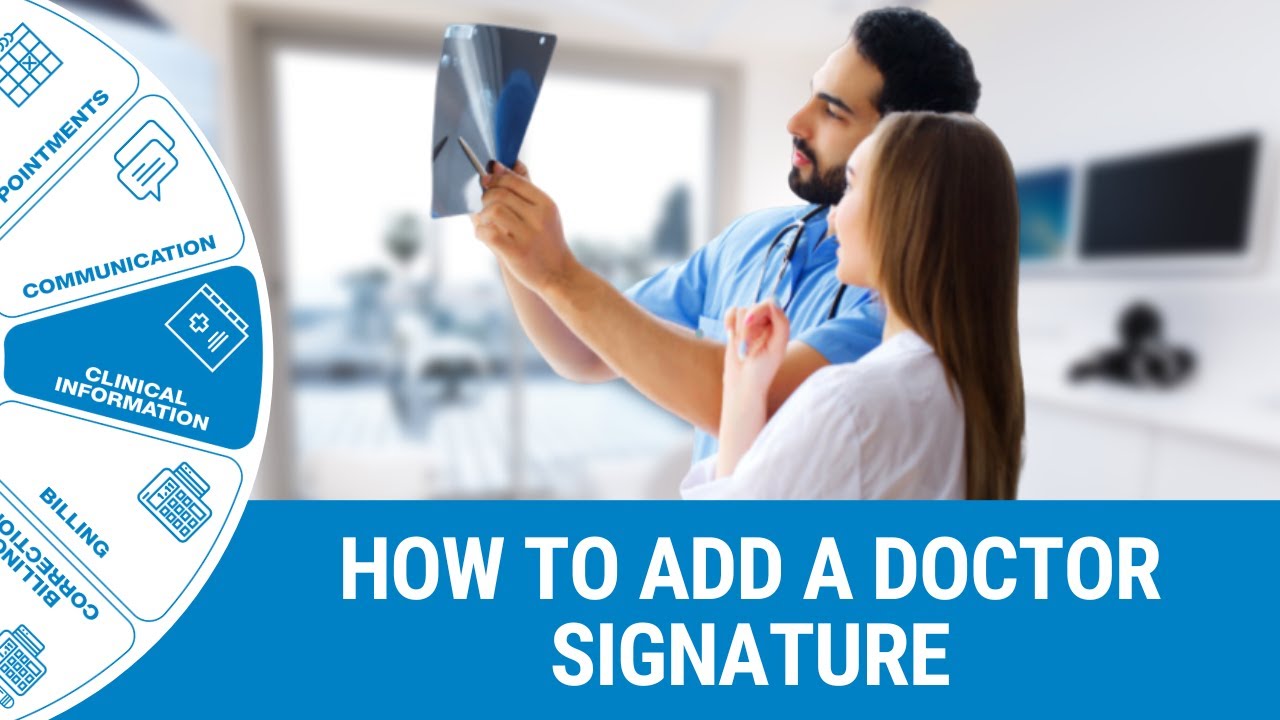 GoodX Web App - How to Add a Doctor Signature