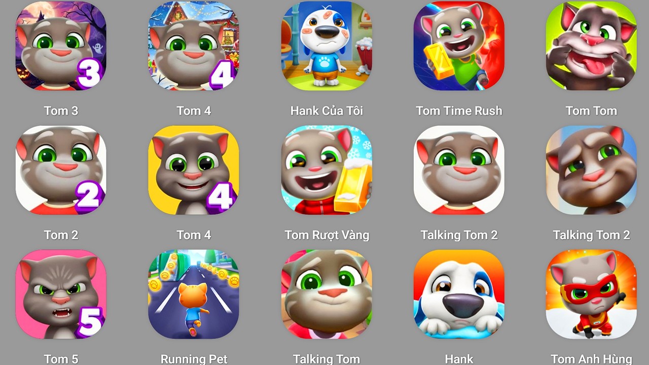 My Talking Tom Mixed,All Talking Tom Games,Talking Tom and Friends Game Mix 2026
