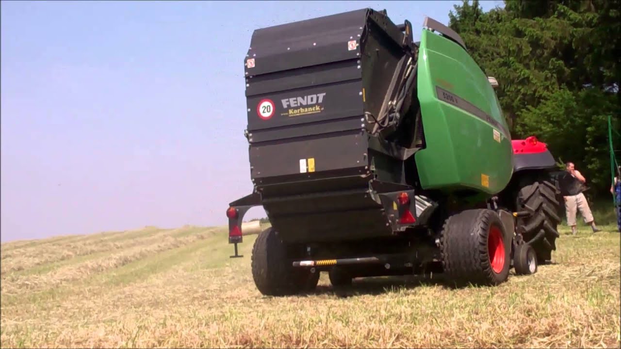 Prasa Fendt 5200V uruchomienie z MF 5460 Dyna 4