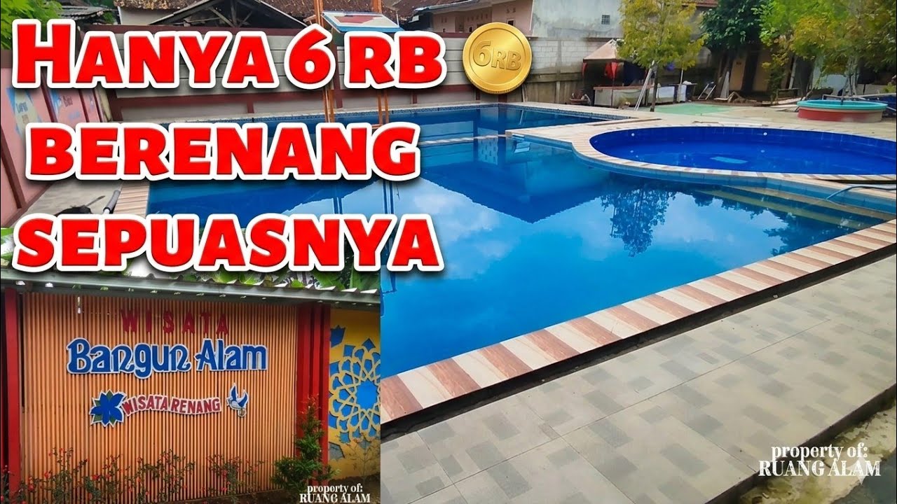 Wisata Bangun Alam Tasikmalaya! Tiket Kolam Renang Cuma 6 Ribu, Berenang Sepuasnya Murah Banget