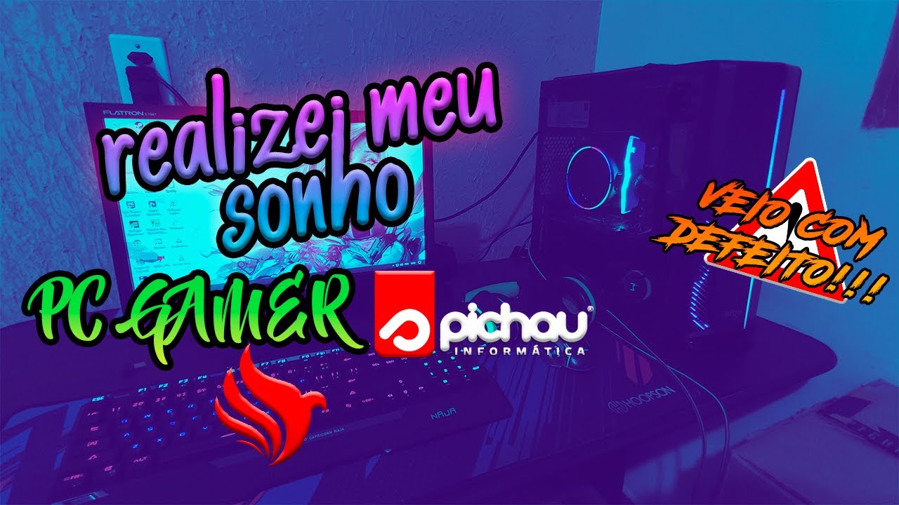 Unboxing PC Gamer Pichau (Tive Problemas!!!)