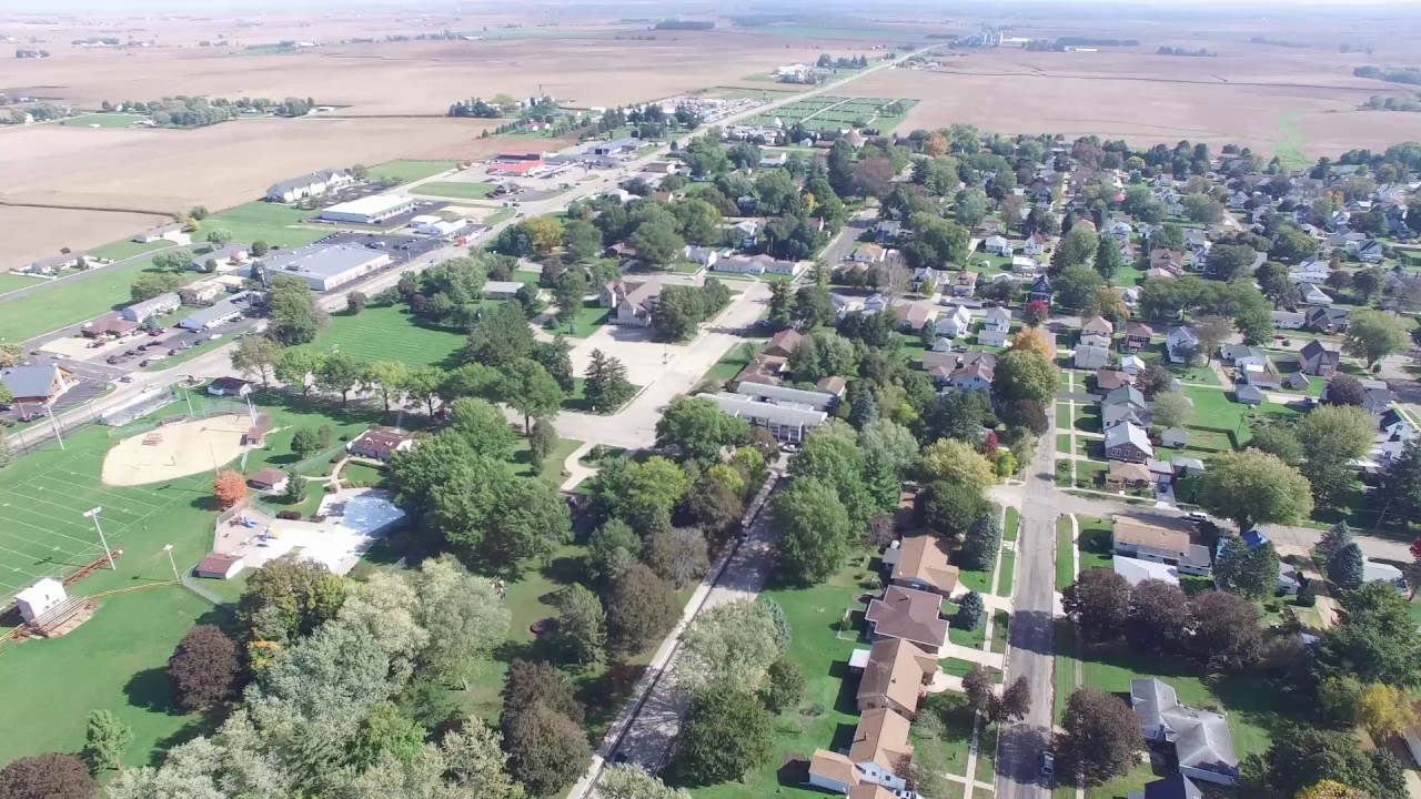 Stockton, Illinois 360 views over the town