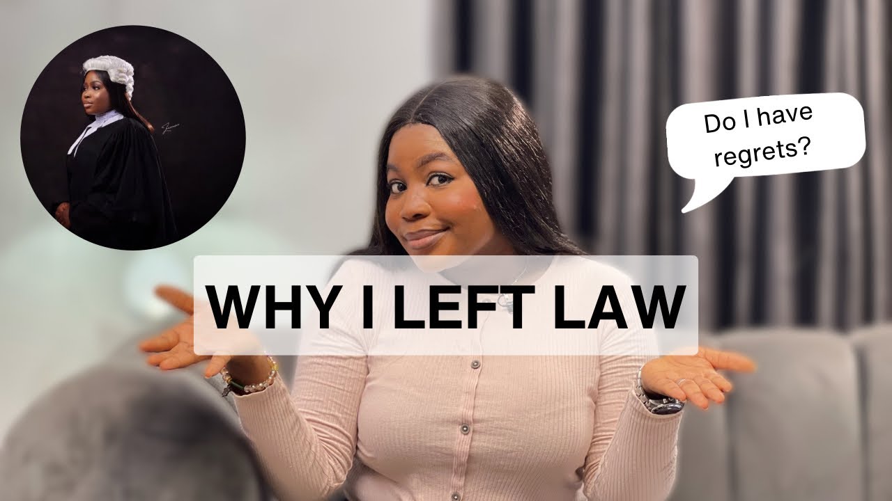 WHY I LEFT LAW | DO I HAVE ANY REGRETS?