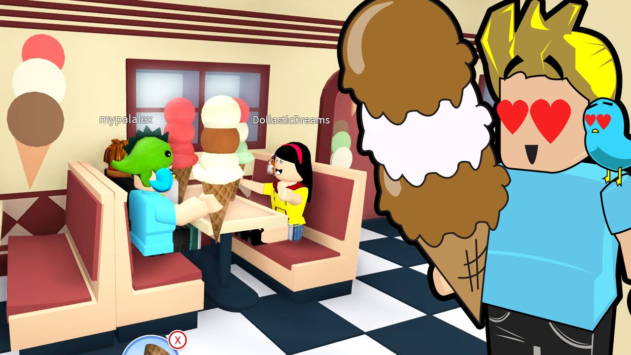 Roblox / MeepCity / Ice Cream Date with Dollastic / Gamer Chad Plays