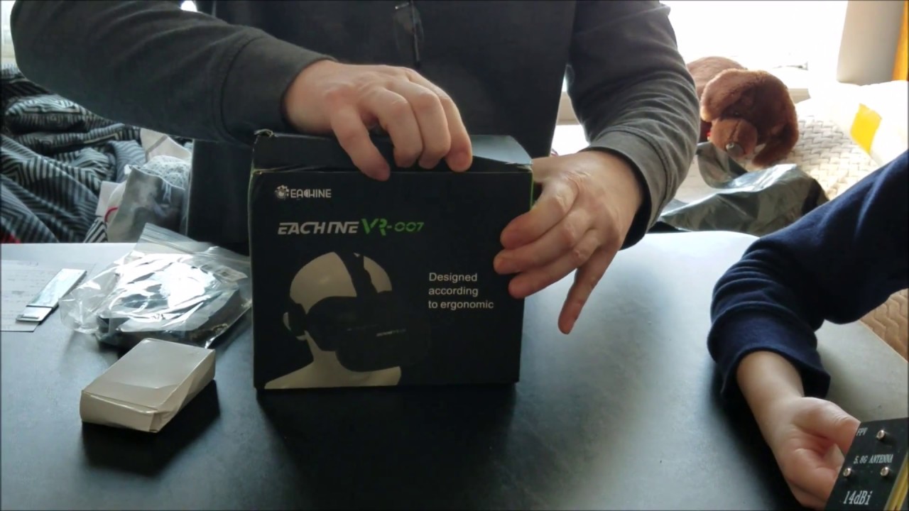 Unboxing #10 Eachine VR 007 FPV Goggles with the Hubsan X4 H501s