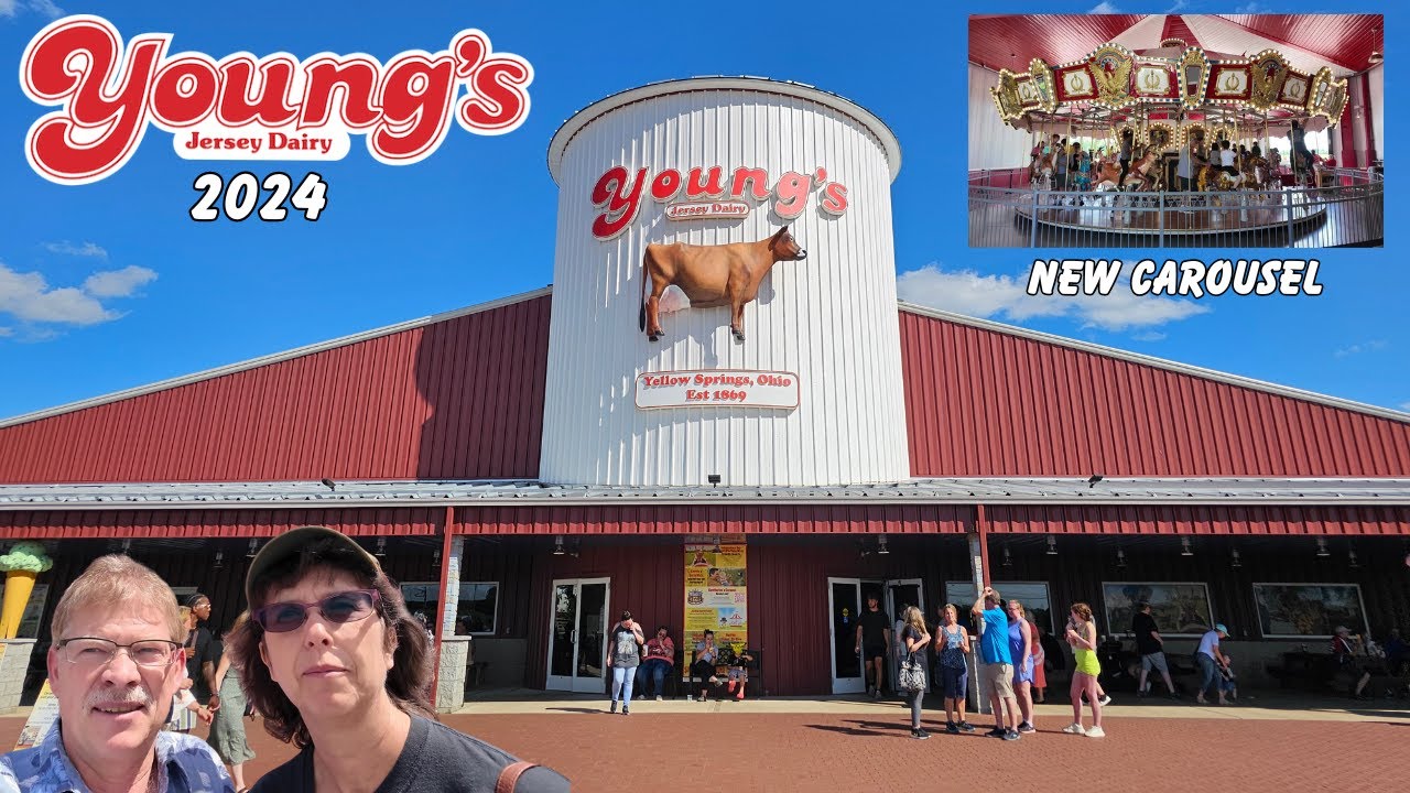Youngs Jersey Dairy Yellow Springs Ohio New Carousel #adventure #familyfun #amusementpark