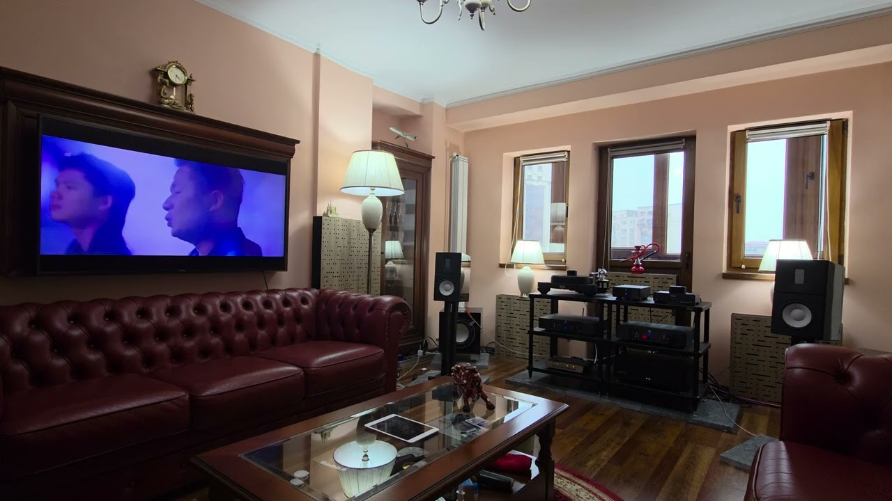 Via Bluetooth - YouTube premium - Moon 280D - Raidho X1.6.