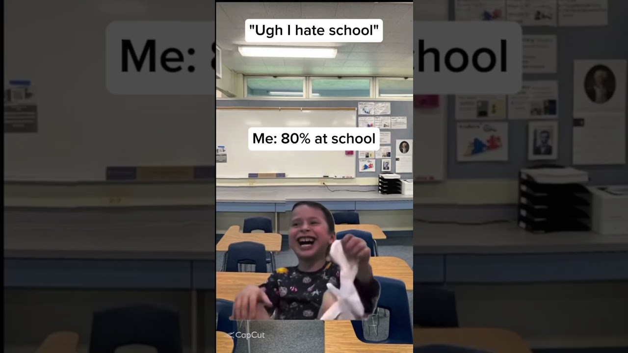 Me 80% at school ❣️🤪🤪🤪