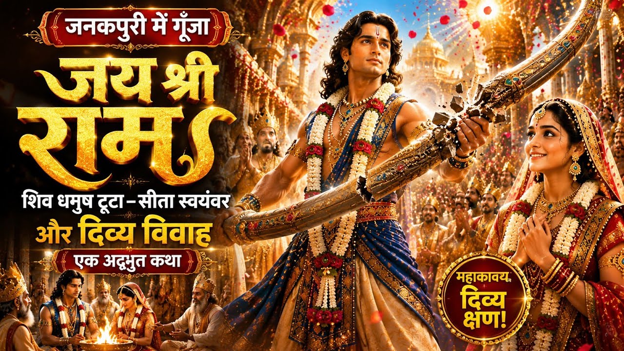 🙏The Moment Lord Shri Ram Broke Shiva's Divine Bow|Sita Swayamvar|AI Cinematic 4K@BhaktiRaga-2026 