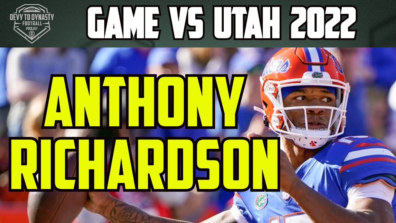 Florida STUD QB Anthony Richardson vs Utah 2022