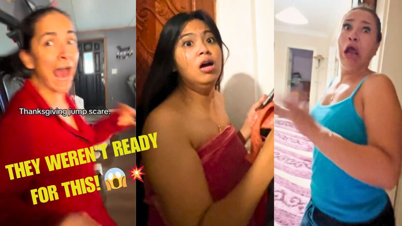 BEST SCARE CAM Priceless Reactions 2025😈😱#002 | Funny Scare Cam 🤣| Jump Scare 😂| Fright Reflex |